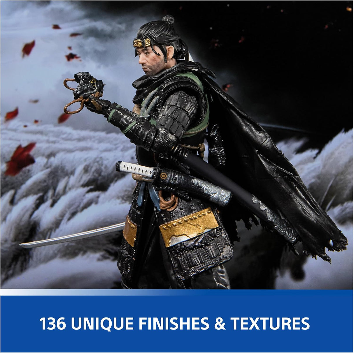 Figura Samurai Jin Sakai, PlayStation, Ghost of Tsushima, 6”