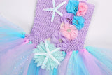 Disfraz de Sirena Koatobbor con Luces LED para Niñas 3-8 Años