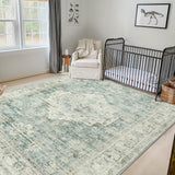 Alfombra Lavable 8x10 LIVEBOX Boho Vintage Antideslizante