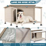 Casa para perros grandes techo de asfalto de PVC Petsfit