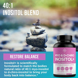 Suplemento  mio-inositol e inositol D-Chiro vitamina D