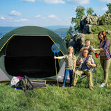 Tienda de campaña familiar 4 personas, impermeable, fácil de montar