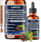 Suplemento Rhodiola 17en1 con Ashwagandha, Magnesio y L-Theanina