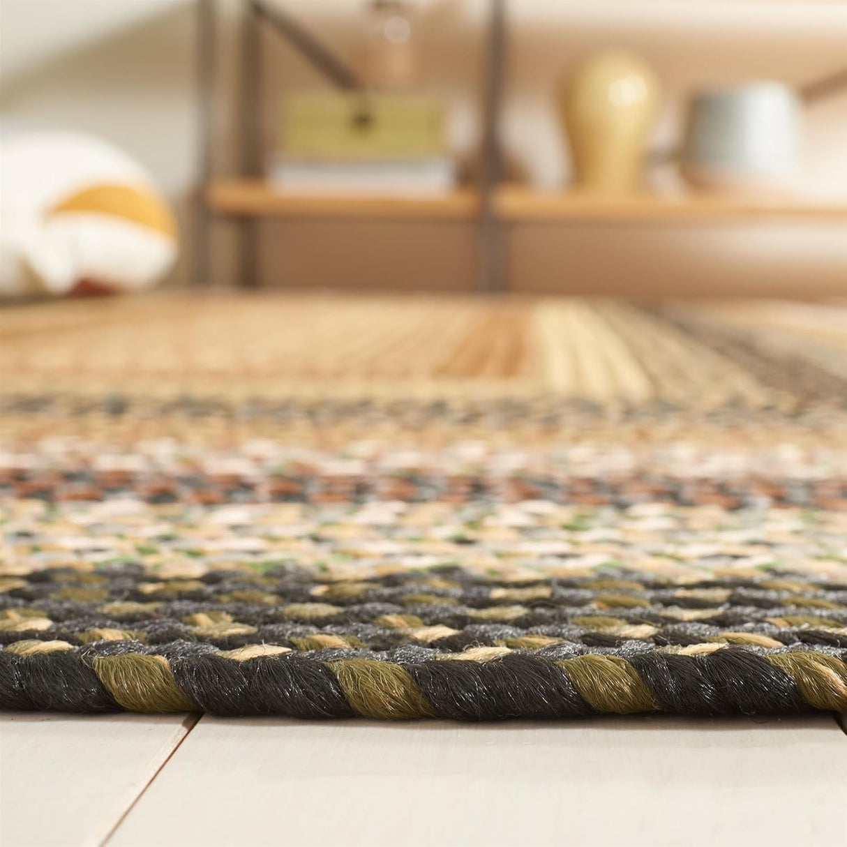 Alfombra Runner Trenzada, Hecha a Mano, Interior/Exterior, BRD308A-222