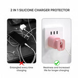 Cargadores Paquete de 2 protectores de cargador de silicona
