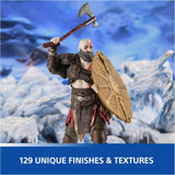 Figura de acción Kratos 6” God of War Ragnarök con accesorios