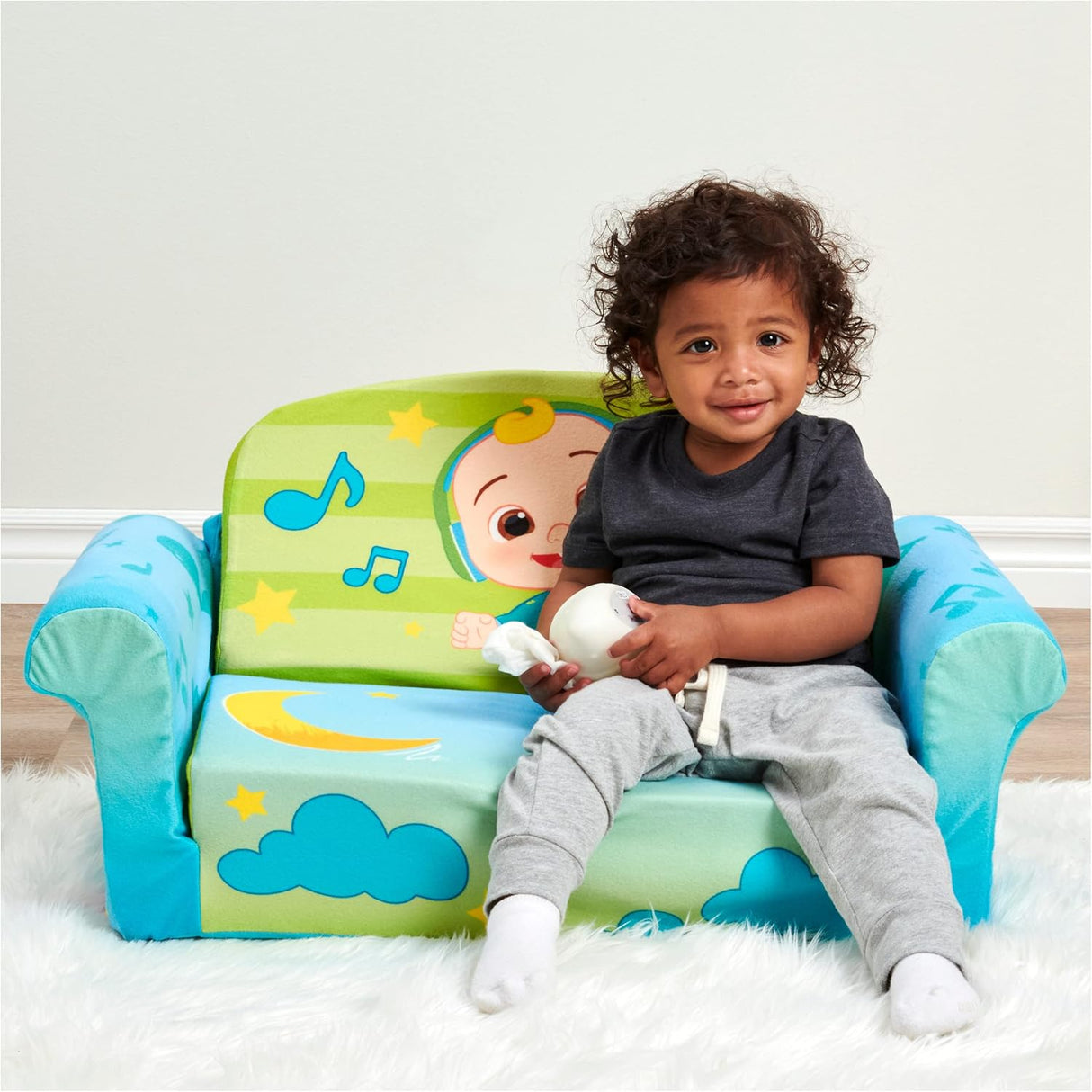 Silla convertible en cama 3 en 1 para bebés con manta