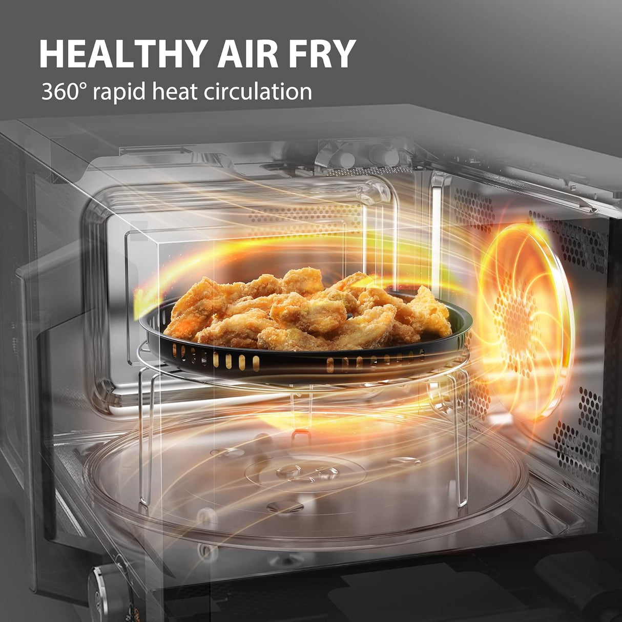 Horno Microondas TOSHIBA 1.0 cu.ft Inverter 1000W con Freír