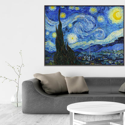 Póster de La Noche Estrellada de Van Gogh  Decoración Moderna