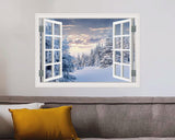 Adhesivo de pared para ventana, mural de pared de ventana
