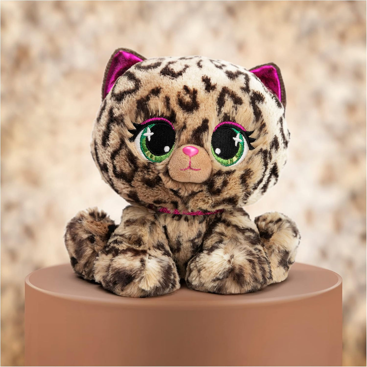 Peluches  gatita leopardo Sadie Spotson de felpa  6 pulgadas