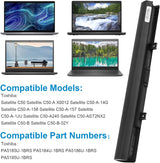 Batería para laptop Toshiba Satellite C50 C55 C55D C55T L55