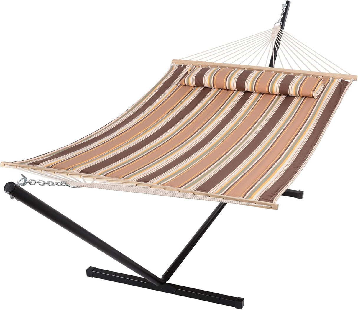 Hamaca portátil SUNCREAT con soporte, 2 personas, 475lbs capacidad