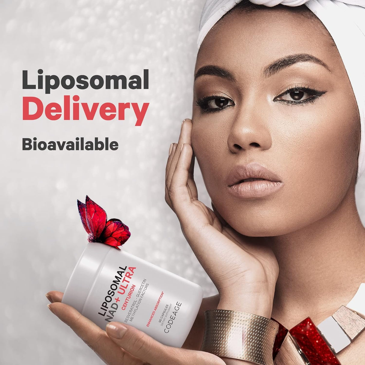 Suplemento NAD+ Liposomal con Resveratrol y Vitamina B