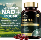 Suplemento Liposomal NAD+ 1200mg, Energía y Antienvejecimiento