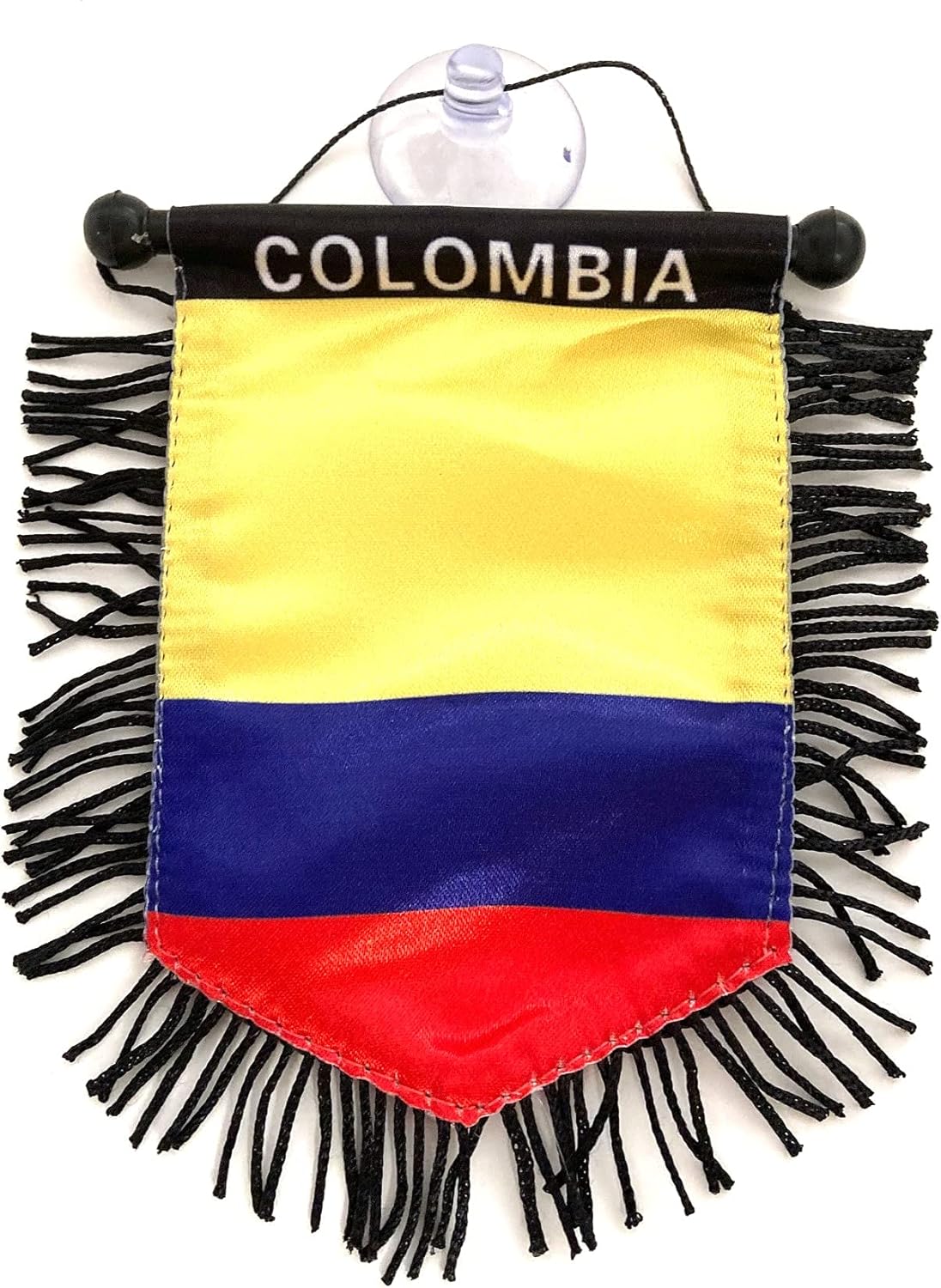 BUNFIREs Bandera de Colombia Mini Banner Espejo Retrovisor Ventana Coche Inicio Orgullo Colombiano