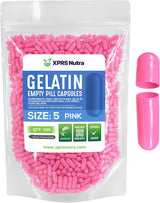 Cápsulas Vacías de Gelatina XPRS Nutra Tamaño 5 - 500 Unidades