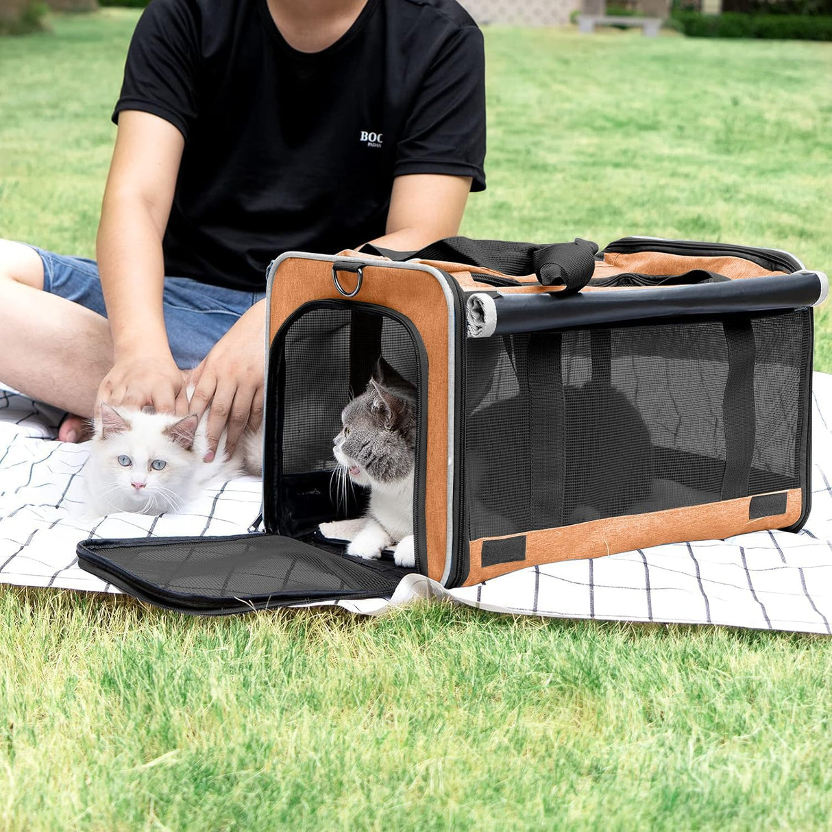 Bolsa de Transporte para Perrito Melon, Suave y Plegable