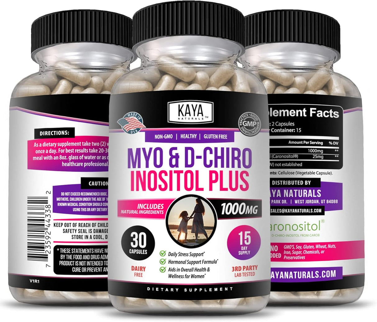 Suplementos Myo &amp; D-Chiro Inositol Plus de estrógeno