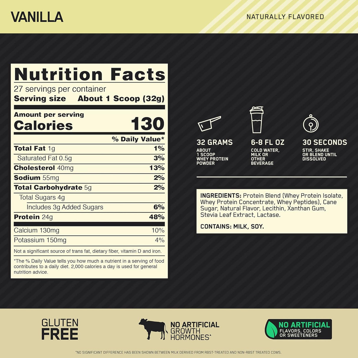 Suplementos Alimenticios Proteína de Suero de Leche en Polvo