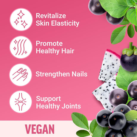 Force Factor Collagen Boosting Superfoods, Vegan, 60 Soft Chews