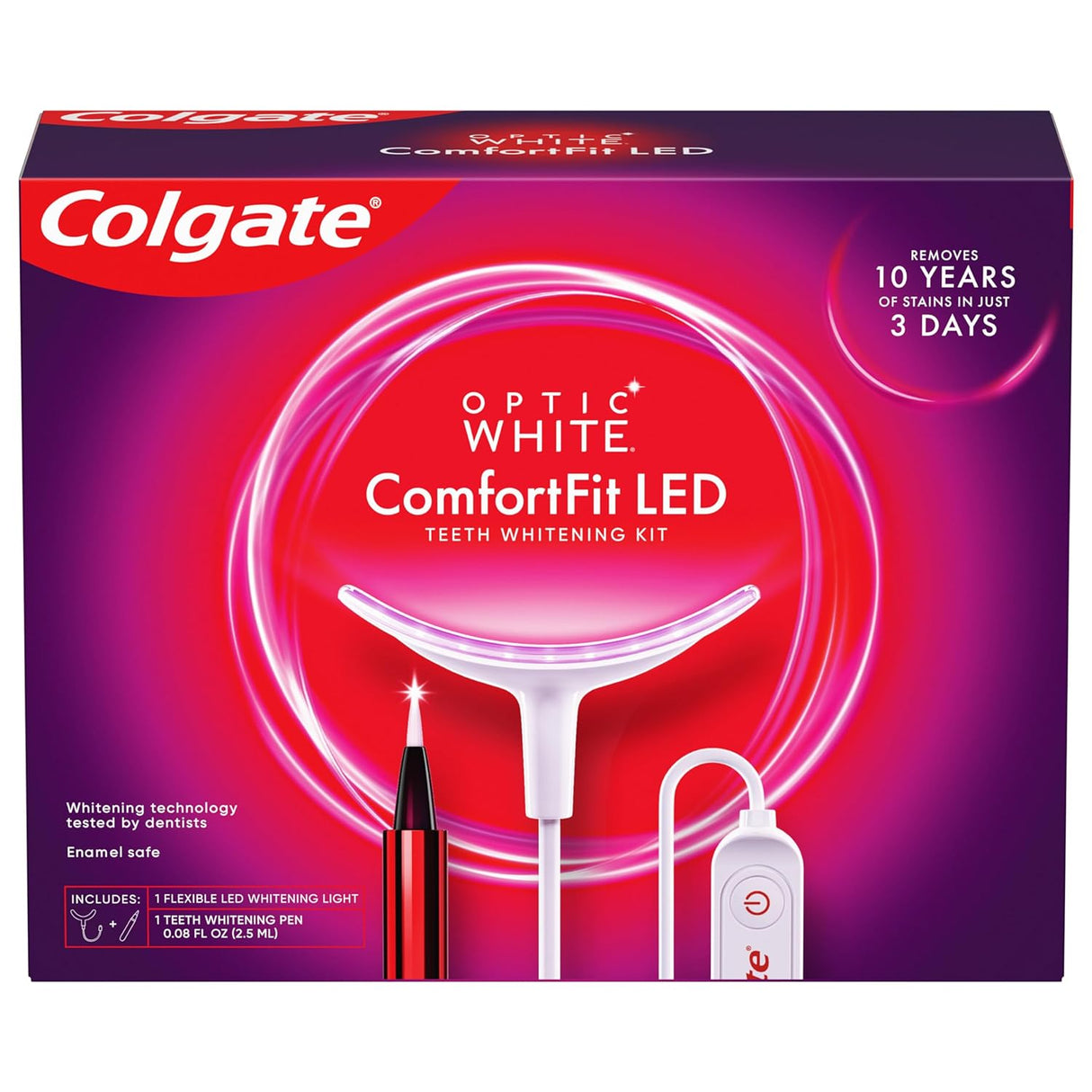 Kit de Blanqueamiento Dental LED ComfortFit con Bolígrafo