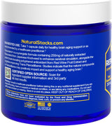 Suplemento NATURAL STACKS antioxidante de resveratrol  60 un