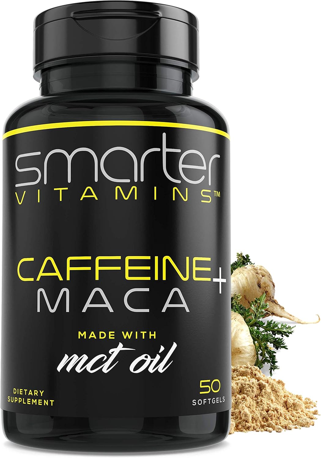 Energizantes con Cafeína y MCT, 50 Softgels