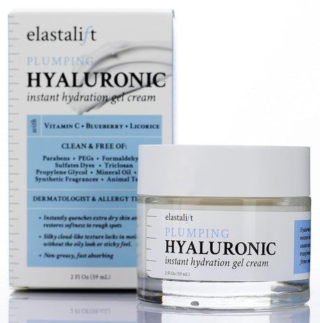 Crema hidratante con ácido hialurónico y vitamina C Elastali
