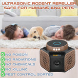 Repelente de roedores ultrasónico de 360°-CHIP FINEFIX