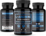 Suplemento L arginina 1500 mg  de óxido nítrico esenciales