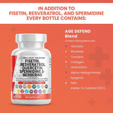 Suplementos Fisetin 2500mg Quercetin 1000mg Resveratrol