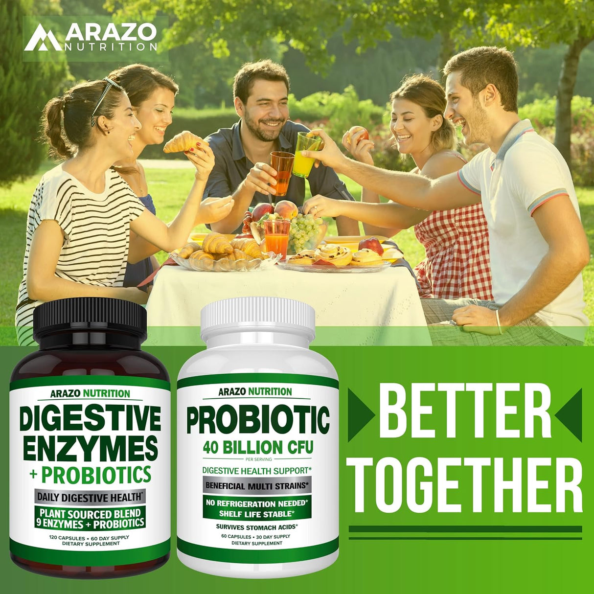 Suplemento Nutrition Probiótico 40 mil millones acidófilos