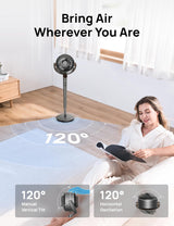 Ventilador Dreo para dormitorio, oscilante, 8 velocidades, modelo DPF