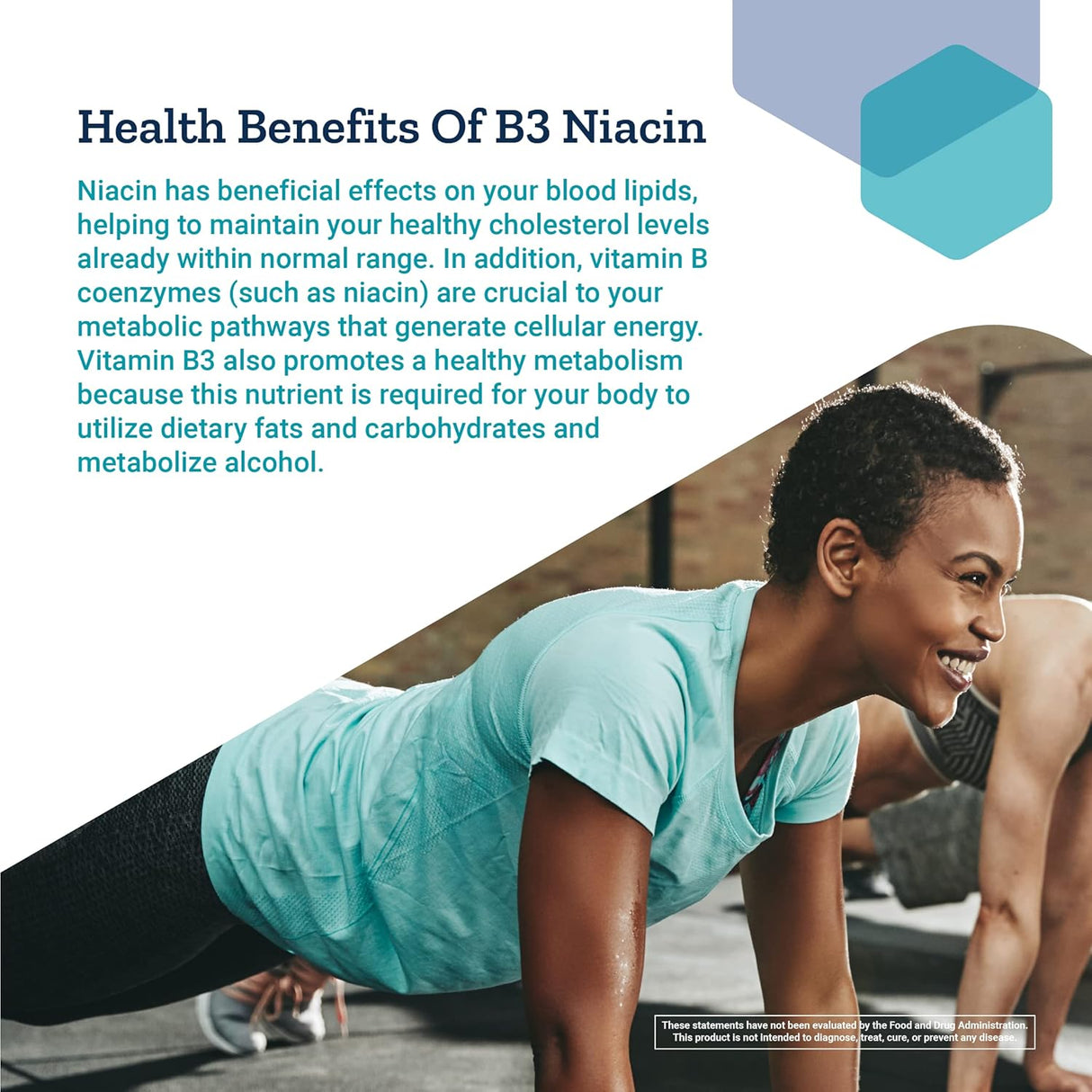 Suplemento Niacina 800mg 100 caps (Pack de 6)