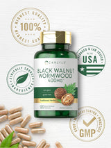 Carlyle Black Walnut Wormwood Cápsulas herbal 120