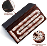 Juego de Cribbage AMEROUS con 9 Puntos y 2 Barajas, 3 Pistas