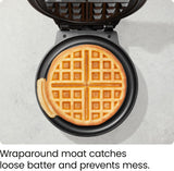 Máquina para hacer waffles belgas con control de temperatura