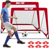 Porteria de futbol armable, portatil, facil de trasladar