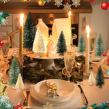 Árboles de Navidad Artificiales SATINIOR, 60 Piezas, 1.8-4.9 Pulg.