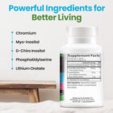 Suplemento Estimulador Metabólico con D-Chiro Inositol 90 cápsulas