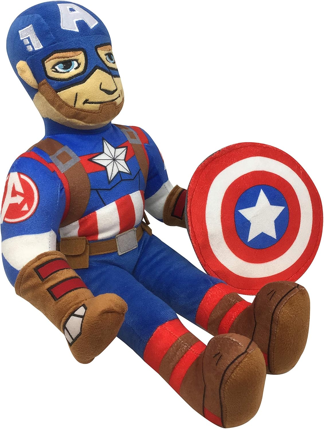 Peluche Capitan America   personaje para niños 13 pulgadas
