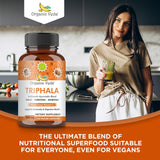 Suplemento Organic Veda Triphala Cápsulas  limpieza de colon
