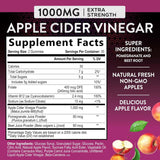Gomitas de vinagre de manzana para pérdida de peso de 1000mg