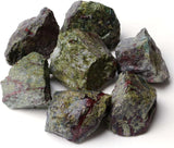 Piedras naturales de sangre de dragón de 2 pulgadas, cristales