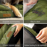 Cama ortopédica para perros grandes ClevaHome, doble capa, lavable