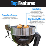 Kit de Rotisserie SnS Grills para Parrillas Kettle de 22