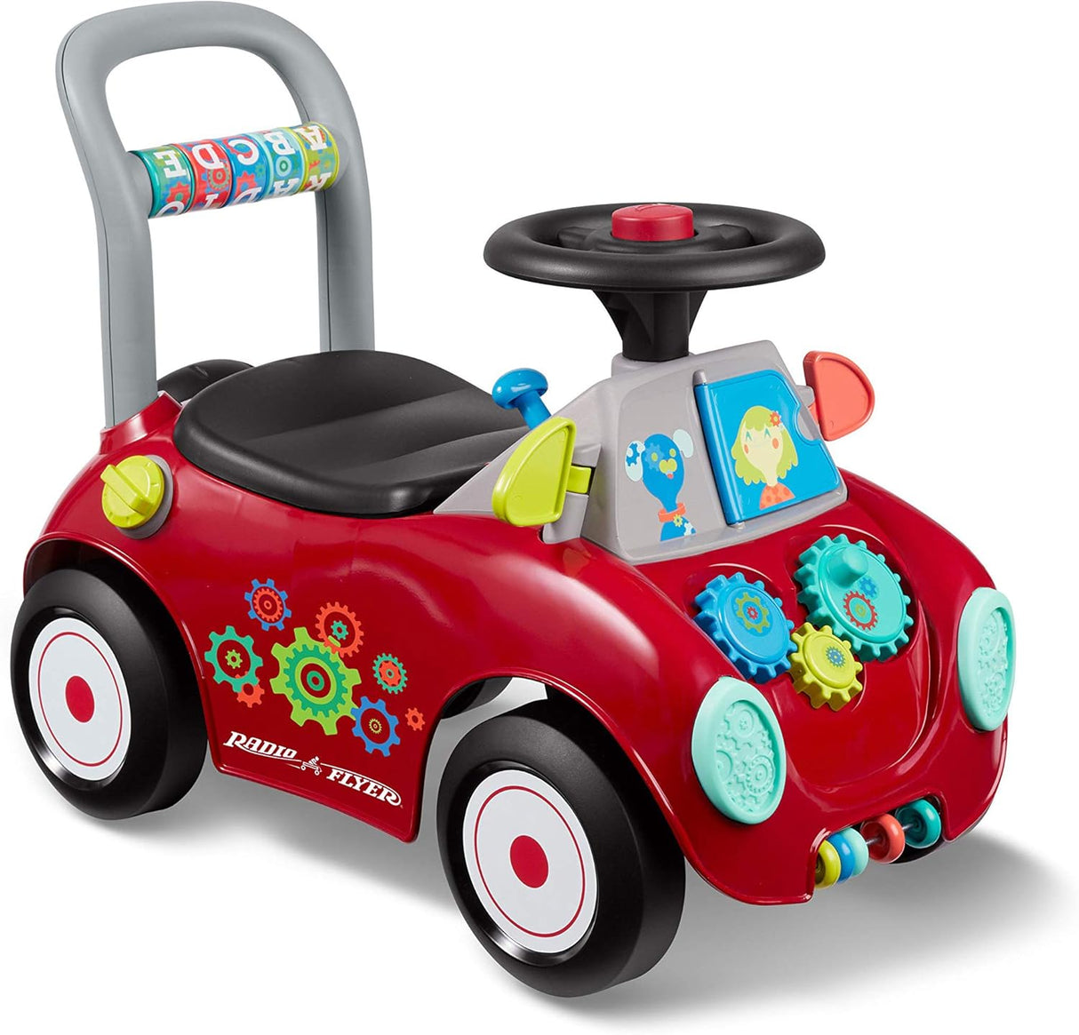 Carrito de paseo Radio Flyer, juguete para sentarse y caminar