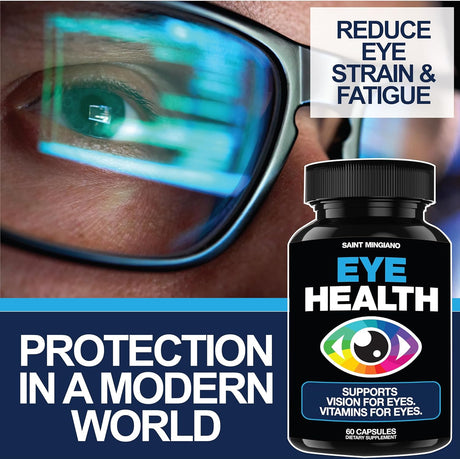 Suplemento vitamínico para la salud ocular y la visión 60u