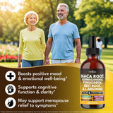 Suplemento líquido de maca, ashwagandha, ortiga y más, 2oz